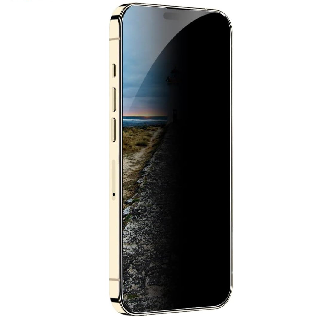 كڤر حماية شاشة 2.5D لهاتف iPhone 14 Pro  مضاد للتجسس من ANANK