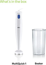 Braun Multi Quick 1, Hand Blender, One Speed, 0.600L 450W
