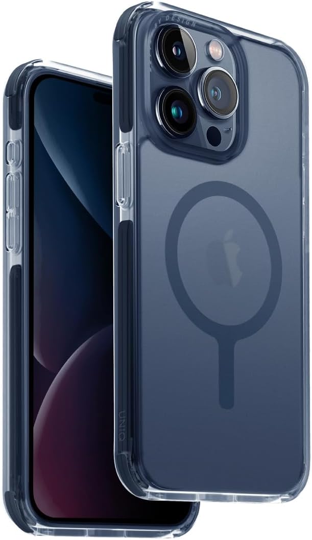 Uniq Combat MagsSafe iPhone 15 Pro Max Case | Dark Blue