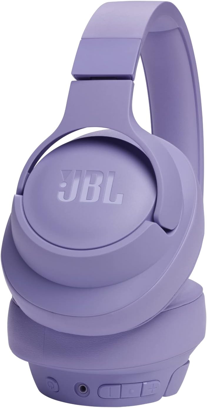 سماعات JBL Tune 720BT اللاسلكية فوق الأذن بصوت جهير نقي - أرجواني