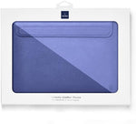Wiwu Genuine Leather Sleeve For Mac 12 And Laptop | Navy Blue