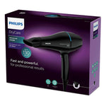 Philips Pro Hair Dryer Fast and Powerful Drying for Professional Results with Heat-Protection and Ionic Care, 2100W, 6 Heat Settings | Black