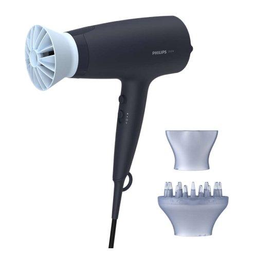 Philips Hair Dryer a Uniqely-Designed Powerful, Fast Drying with Ionic Care for Frizz-Free Hair, 2100W | Blue