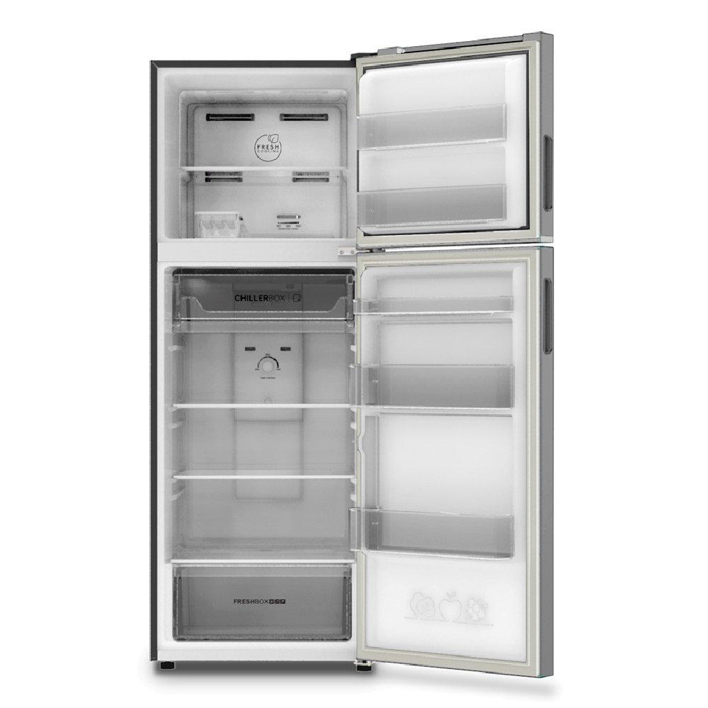 Haier Top Mount Refrigerator, 12.6CFT, 357-Liters | Silver
