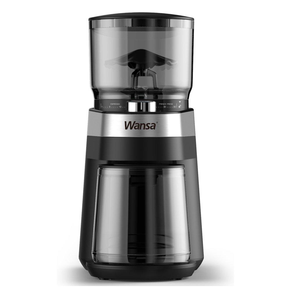 Wansa 120W Coffee Grinder Stainless Steel | Black