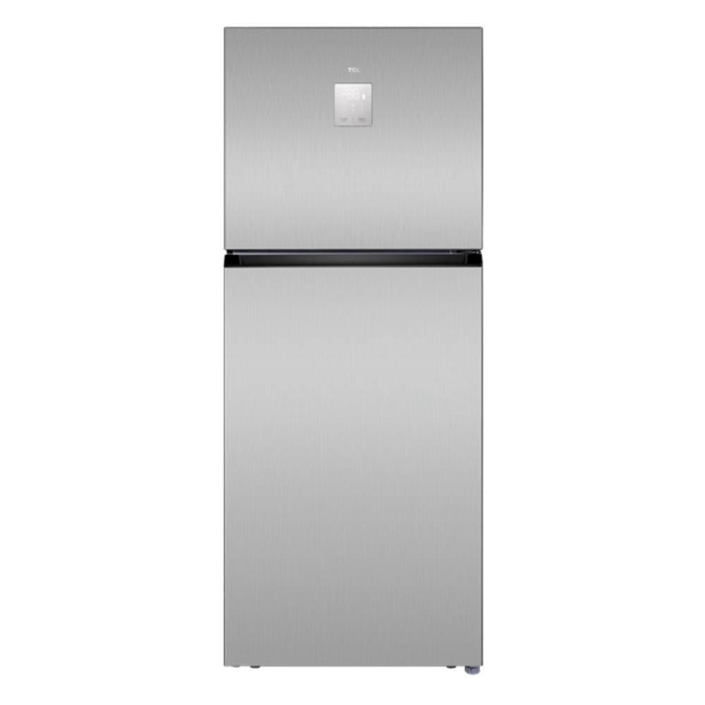 TCL Top Freezer Refrigerator, 16.4CFT, 465 Liters | Inox