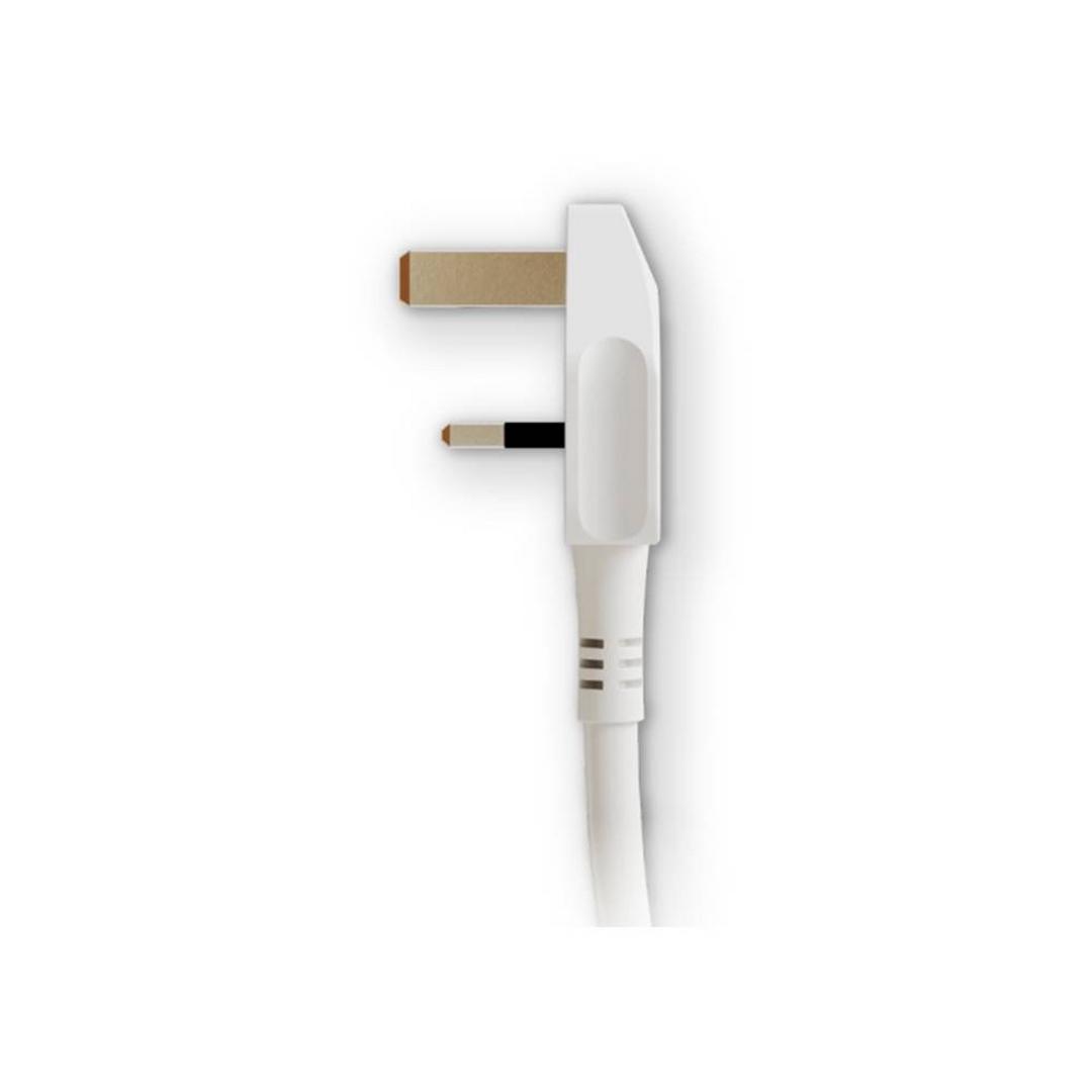 Philips Extension Lead 2m with USB-A & USB-C Ports | White