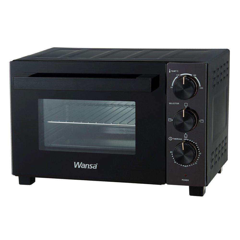 Wansa Electric Oven, 1380W, 20L | Black