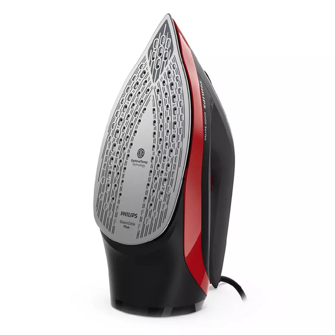 Philips 6000 Series Steam Iron, 2800W | Black & Red