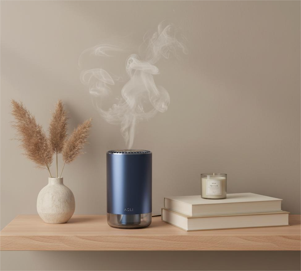 جهاز تعطير السيارة الذكي من أسلي جلوبال Scentronix بتقنية النانو والذكاء الاصطناعي | أسود