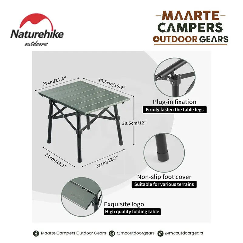 Naturehike Yamami Y01 Portable Folding Table | Grey