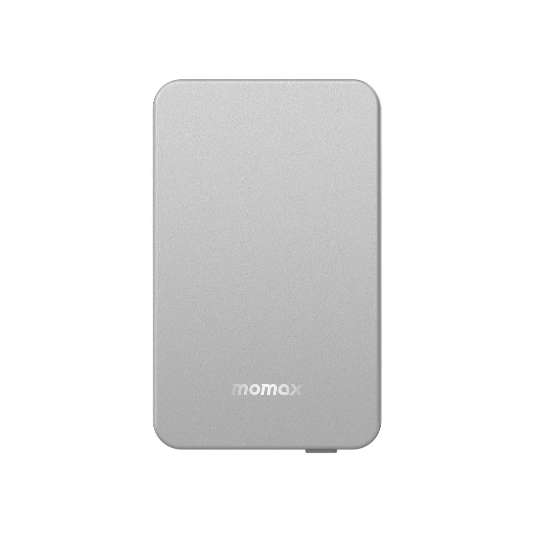 Momax Q.mag Power6 5000 Magnetic Wireless Battery Pack | Silver