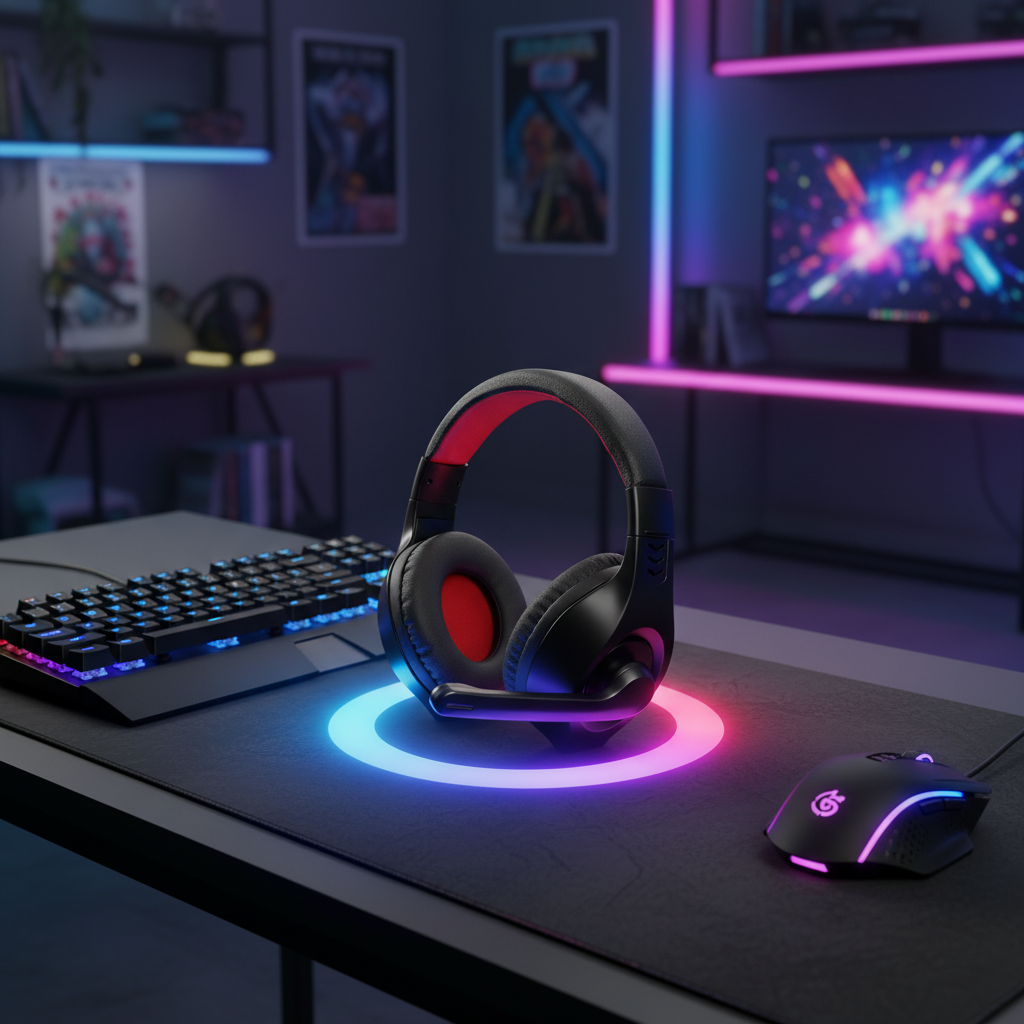 XTRIKE ME Stereo Sound Backlit Gaming Headset