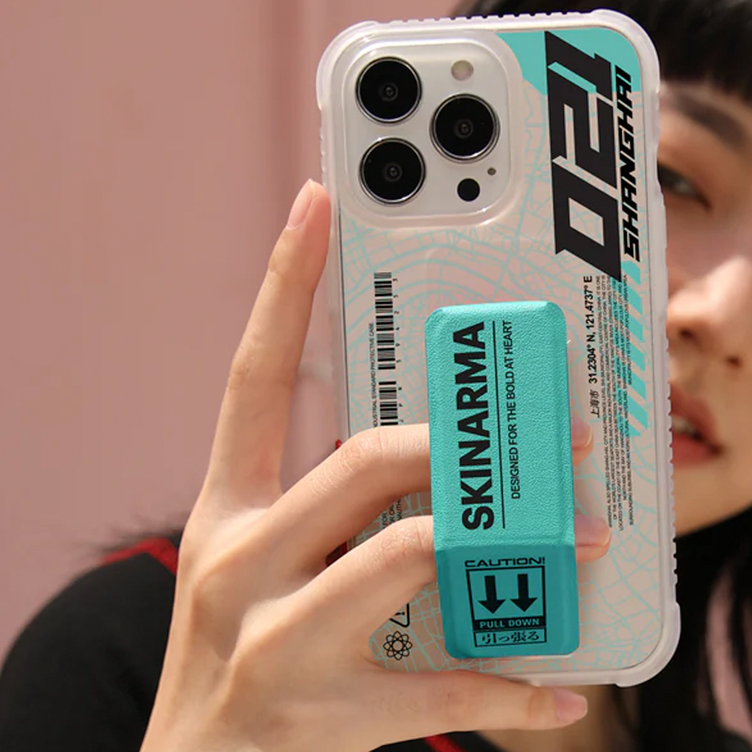 SkinArma Cover For iPhone 14 Pro Ryoiki | Turquoise