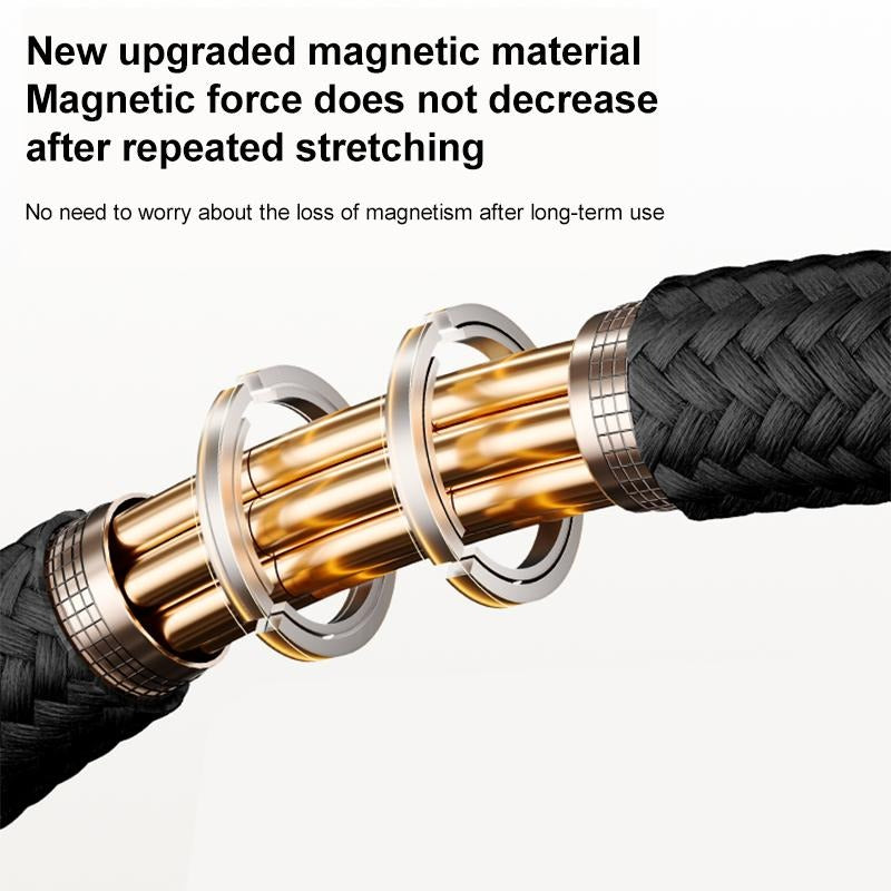 كيبل Momax Mag.Link بطرف USB-C إلى Lightning مغناطيسي 60 واط بطول 1 متر | أسود