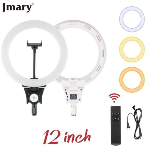 JMARY Photography LED Fill Light 12-inch Video Recording Ring Light