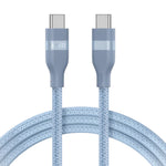Anker USB-C to USB-C Cable 240W – Upcycled Braided, 0.9m (3ft), Fast Charging | Blue