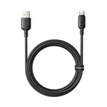 كبيل Baseus Silky للشحن السريع USB-A إلى USB-C بطول 2 متر | أسود 
