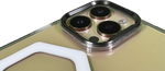 كڤر حماية بتصميم سداسي من ليزل لهاتف iPhone 16 Pro Max شفاف