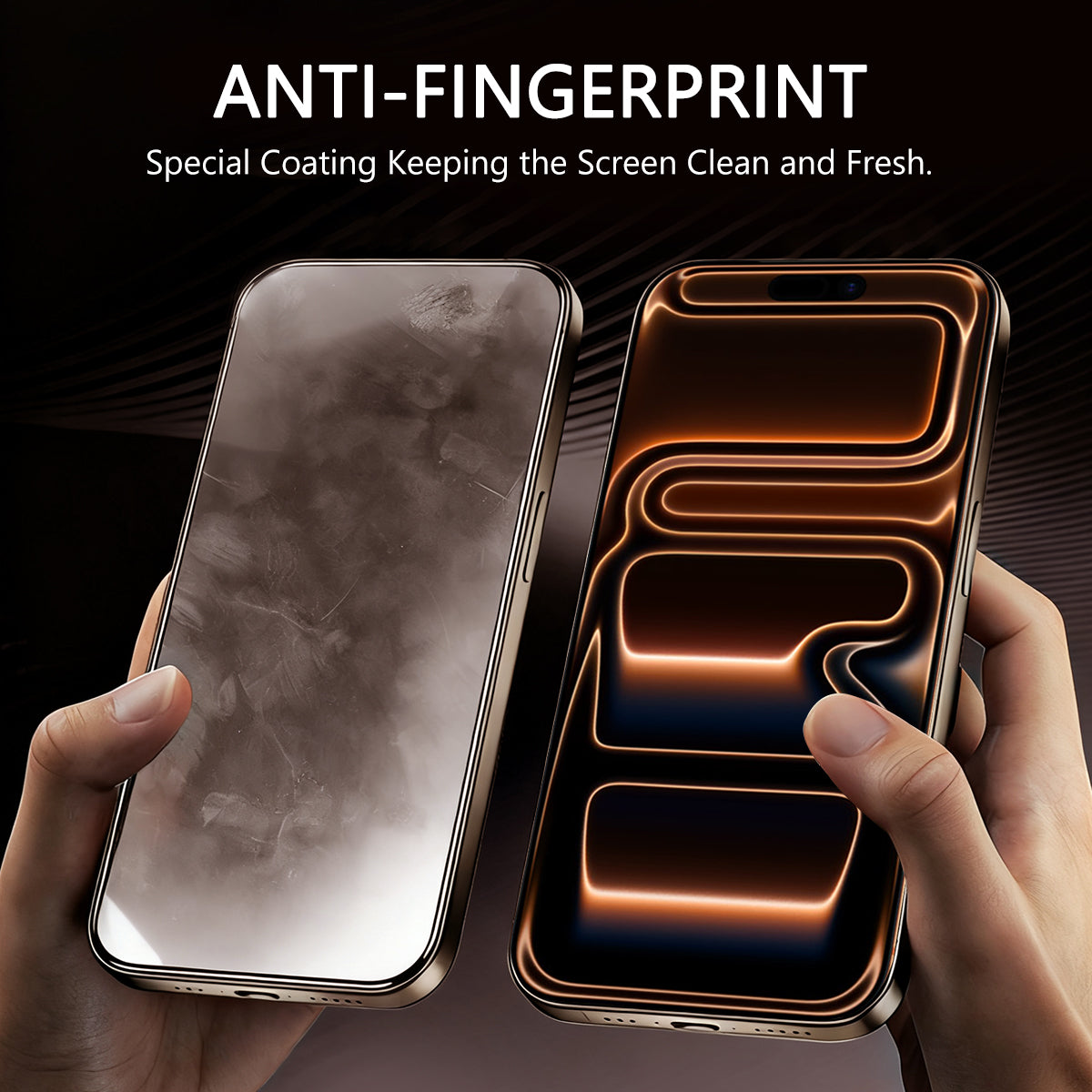 Asli Global E-Touch Shield Premium Glass With Applicator for iPhone 17 Pro Max | Clear