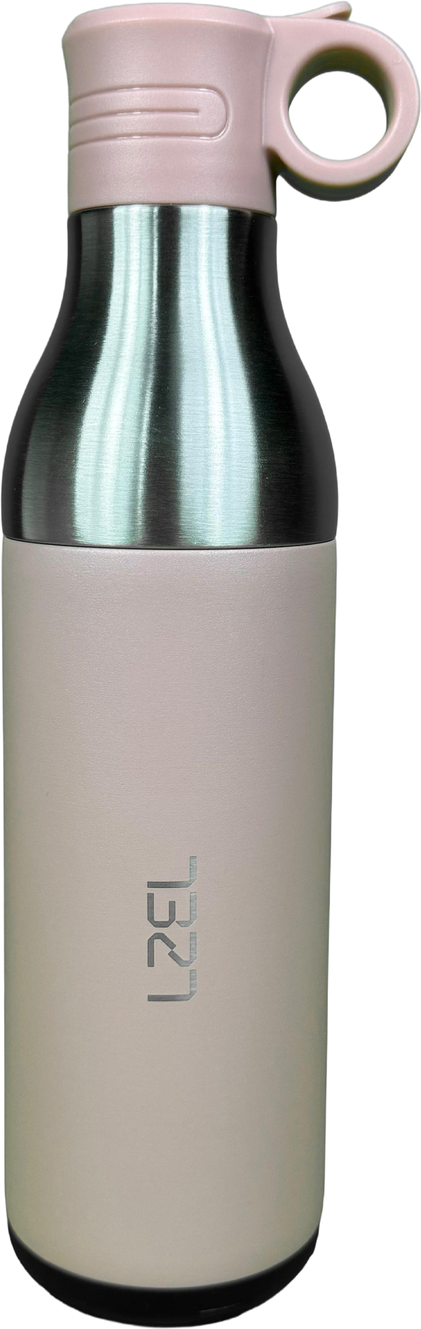 LZEL Natura Elva Vacuum Bottle Dual 400 mL + 400 mL | Milk Tea Aluminum