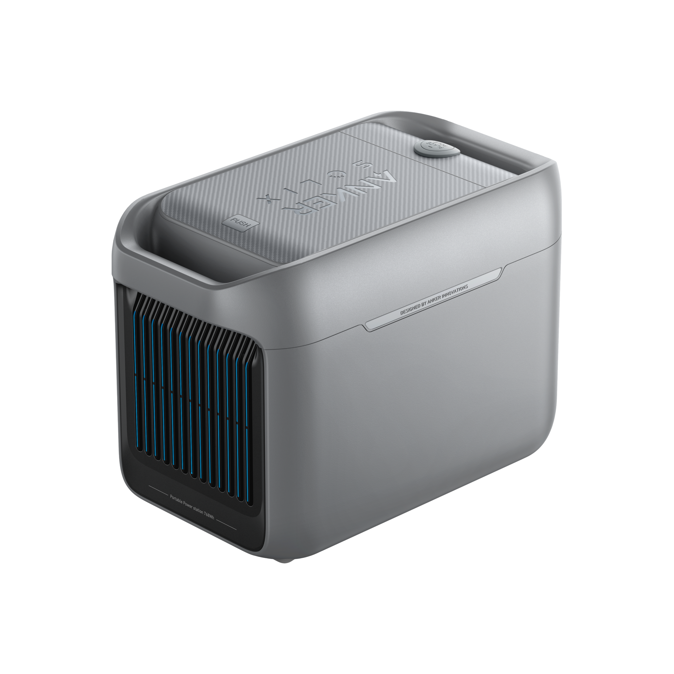 محطة طاقة محمولة Anker SOLIX C800 Plus (1200 واط / 768 واط في الساعة) مع أضواء تخييم
