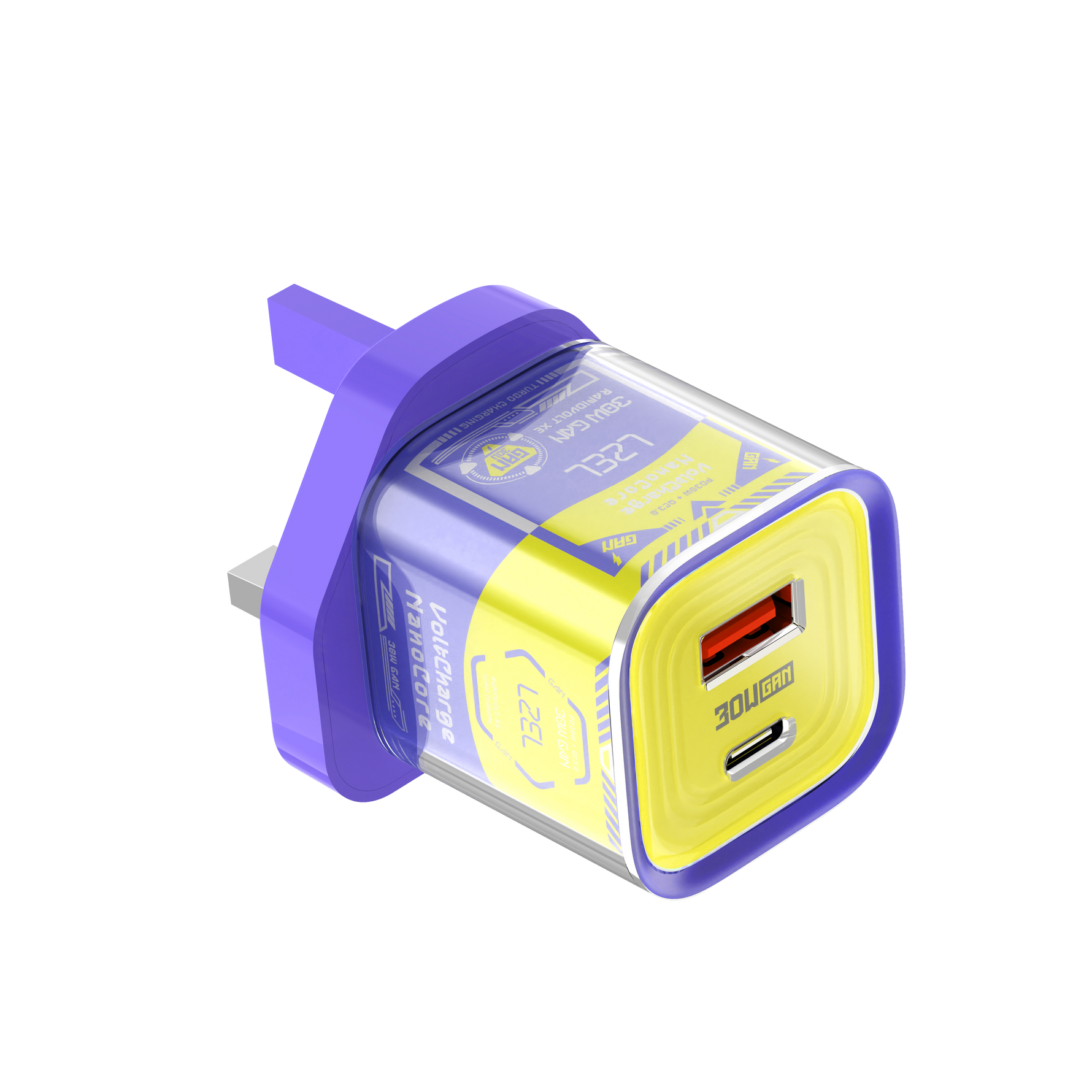 Bundle Offer Charging 5000mAh PD Power Bank + 30W GaN Wall Charger + USB-C to USB-C Lightning Cables + Hard Shell Organizer Case