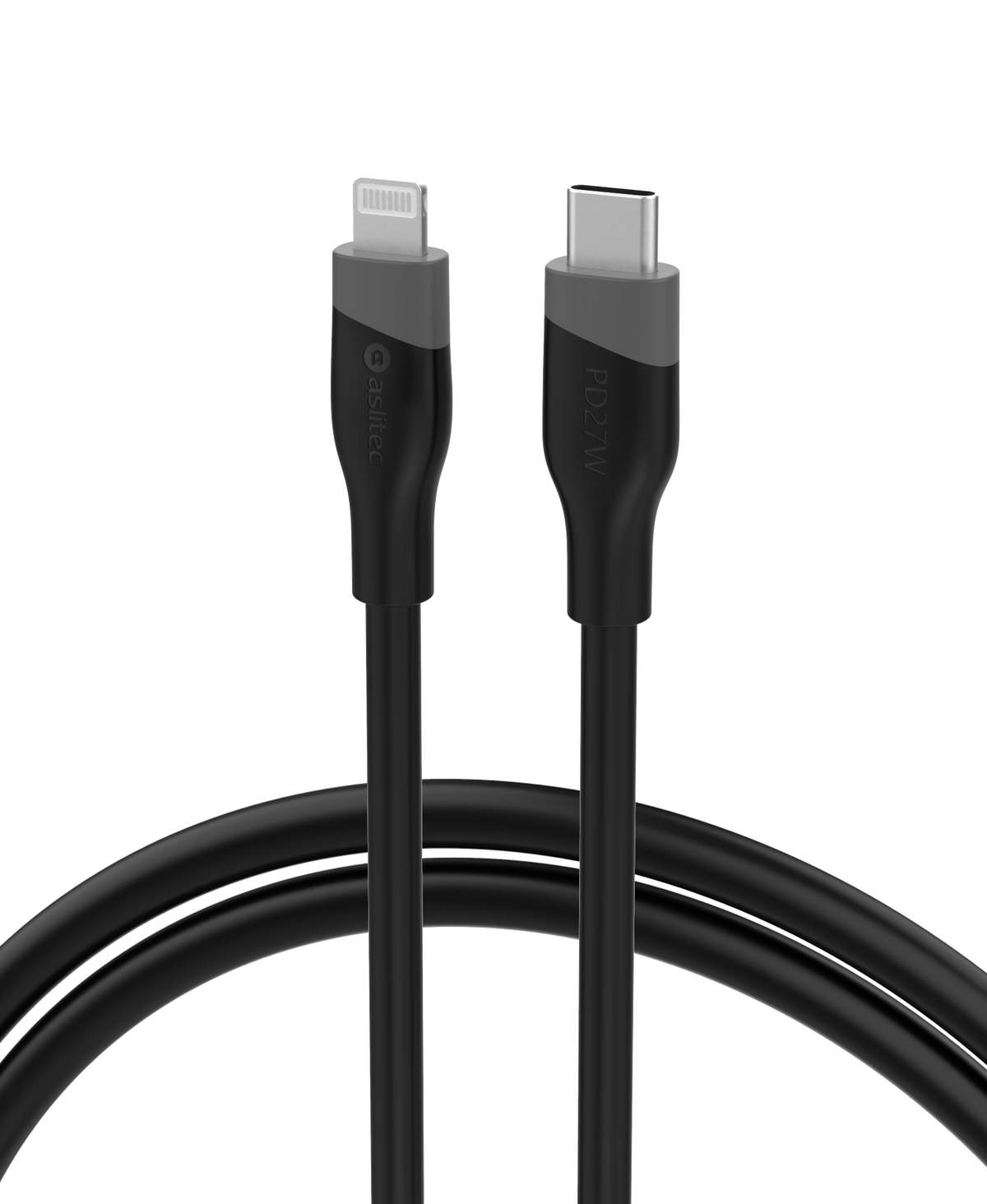 كيبل Aslitec GRAPHENEX SYNC للشحن السريع ونقل البيانات – USB-C إلى Lightning