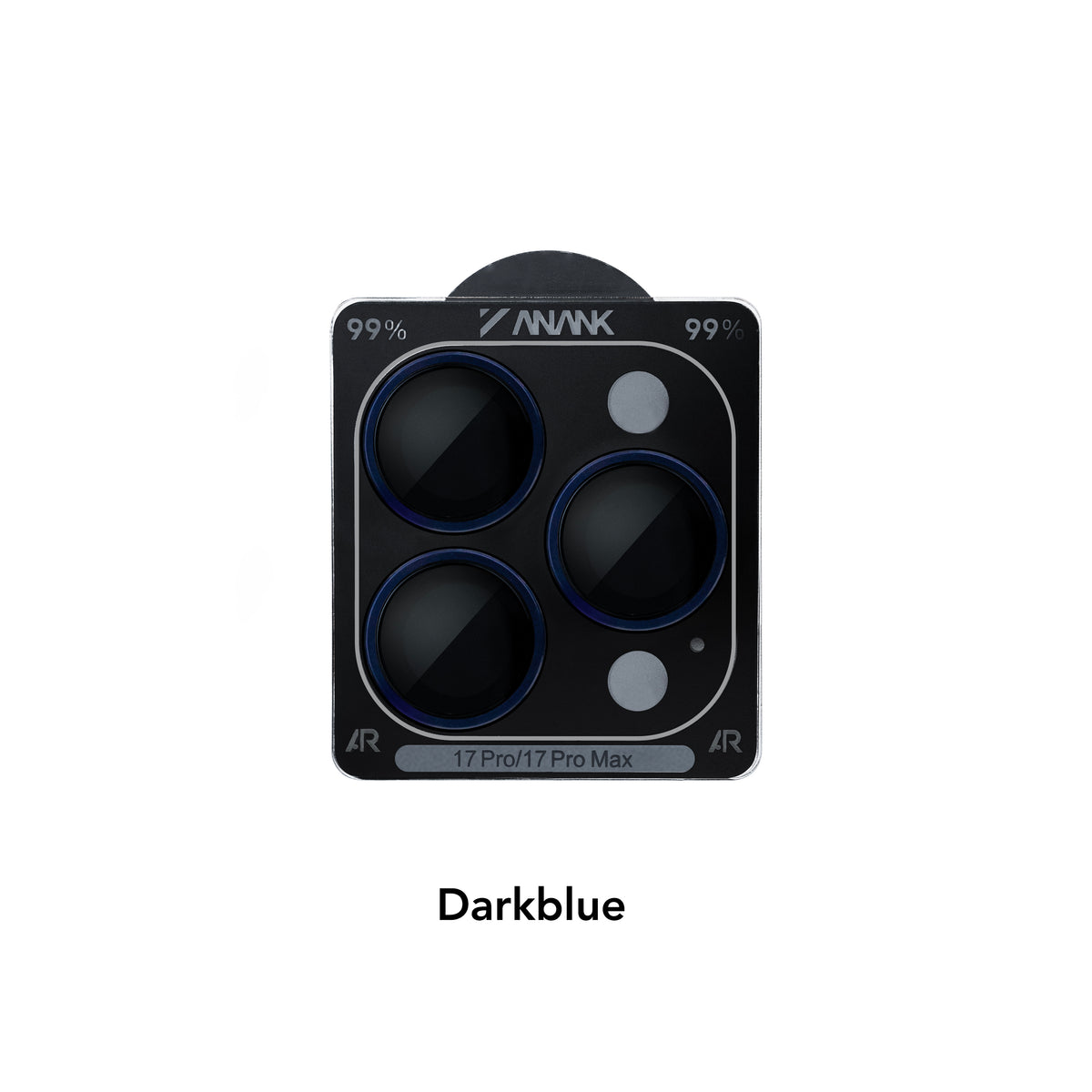 Anank 10X Reinforced 99% AR Lens Guard for iPhone 17 Pro / 17 Pro Max | Blue