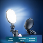 مصباح LED محمول بمشبك من سلسلة Lzel Glidesnap بثلاثة ألوان إضاءة

