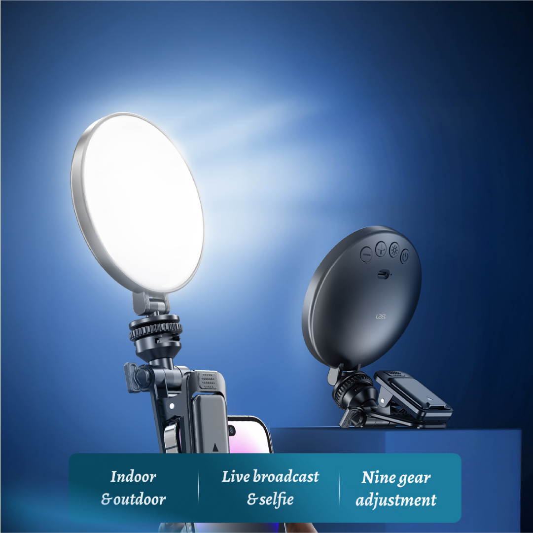 مصباح LED محمول بمشبك من سلسلة Lzel Glidesnap بثلاثة ألوان إضاءة
