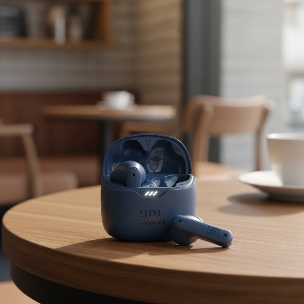 JBL Tune Flex True Wireless Noise Cancelling Earbuds | Blue