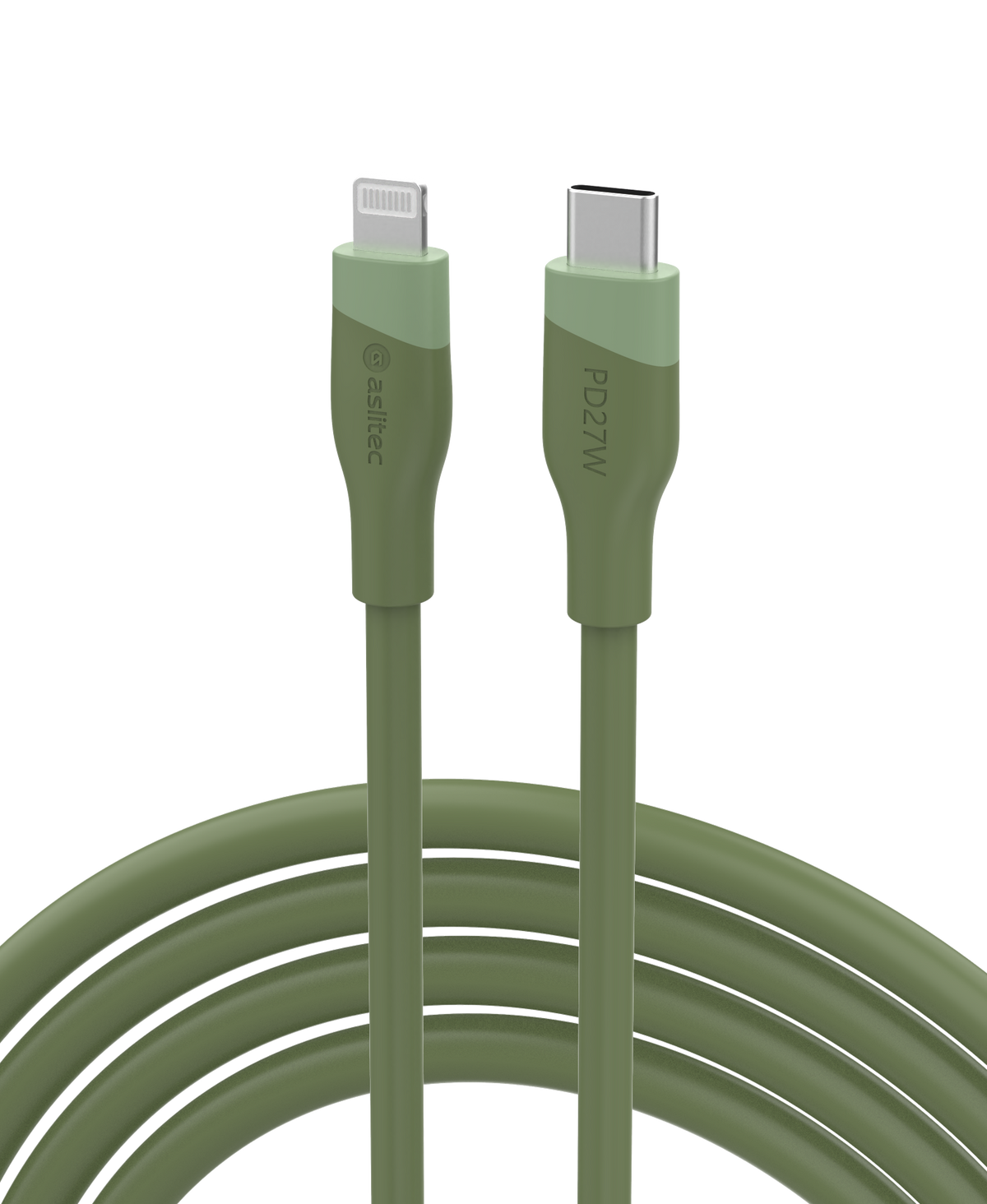 كيبل Aslitec GRAPHENEX SYNC للشحن السريع ونقل البيانات – USB-C إلى Lightning