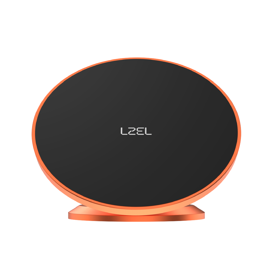 LZEL 360° Magnetic Suction Phone Holder Ultra-Strong Magnetic Grip | Compact & Stable Design | Orange