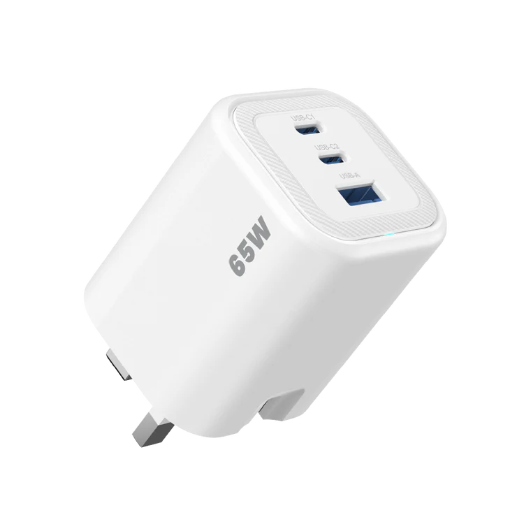 Asli  Global Maxcharge 65 Gan 3-Port Usb-A & Dual Usb-C Fast Charger