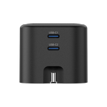 Asli  Global Powercore Dual 45 Gan Dual-Port Usb-C Fast Charger | Black