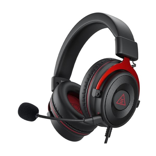 EKSA Gaming Headset With 3.5mm Jack Black Red - E900