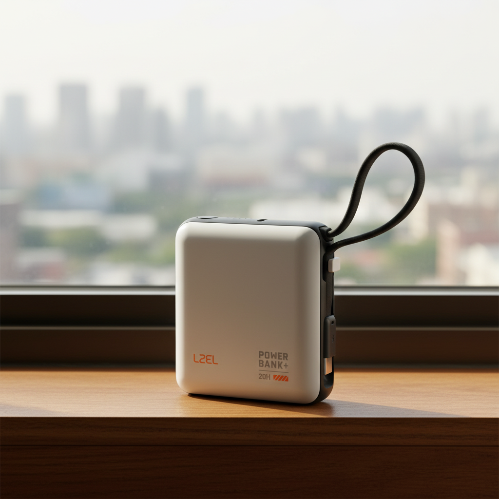 LZEL ZenoFlex Volt Mini 10000mAh PD Power Bank | White