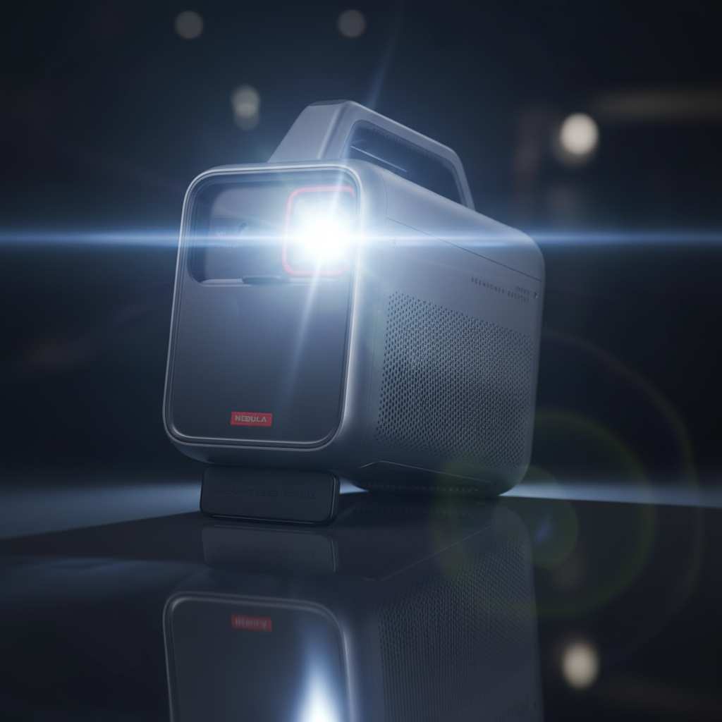 Nebula Mars 3 1000 ANSI Lumen Outdoor Projector, 1080p, Android TV 11, 40W Dolby Audio, 5H Battery | Black