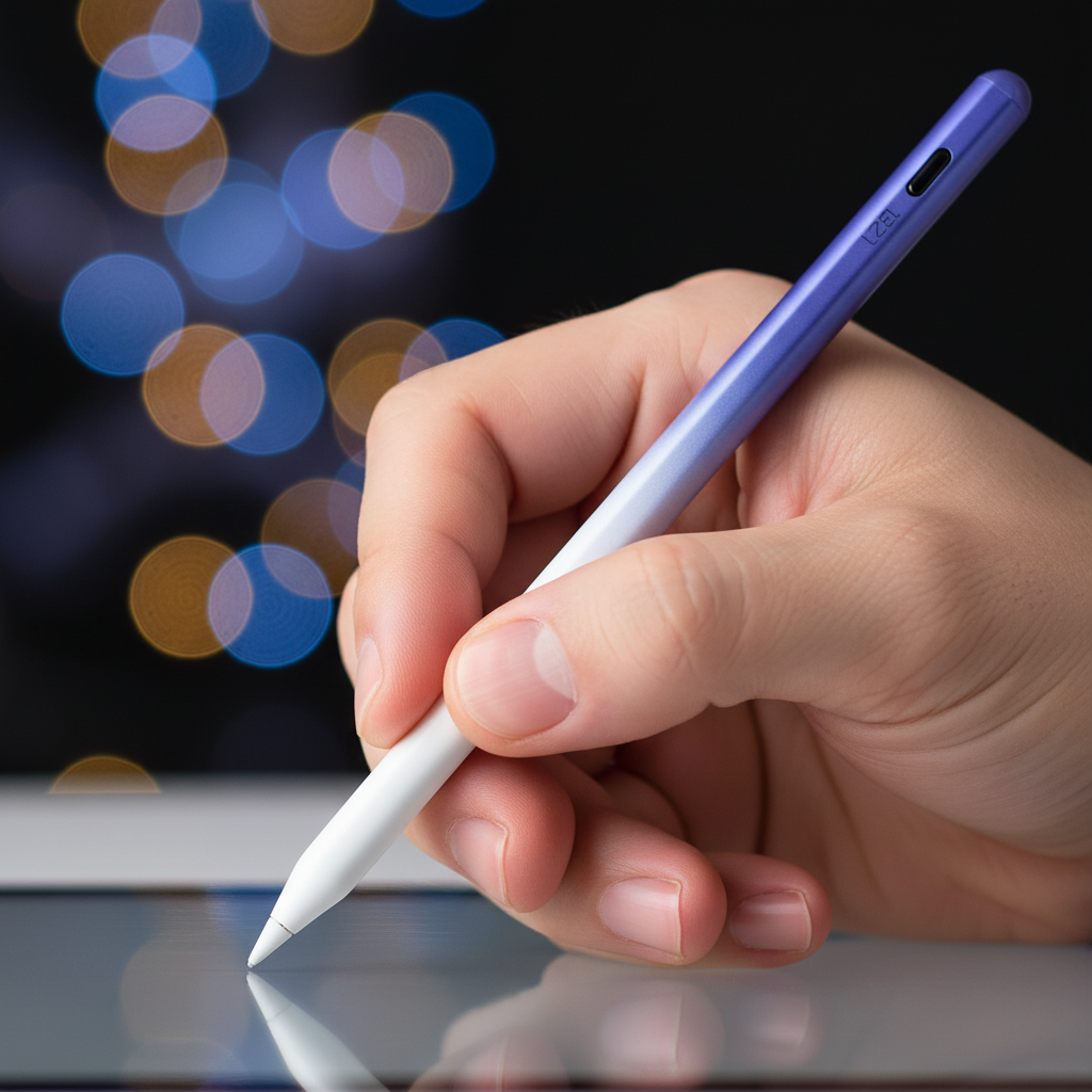 LZEL Protouch Neo iPad Pencil With Palm Rejection | Purple/White