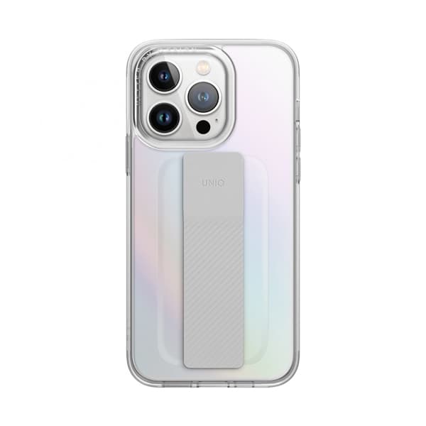 Uniq iPhone 14 Pro Hybrid Heldro Mount Series Case | Iridescent