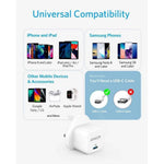 Anker PowerPort III PD USB-C Wall Charger, 20 Watt | White