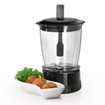 خلاط زجاج Black & Decker بقوة 600 واط مع مطحنة وفرامة لحم