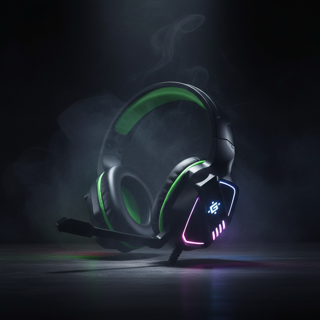 Batxellent Gaming HeadPhones With 3.5mm Jack | Black Green