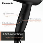 Panasonic Hair Dryer 2000W With 11Mm Concentrator Nozzle | Black
