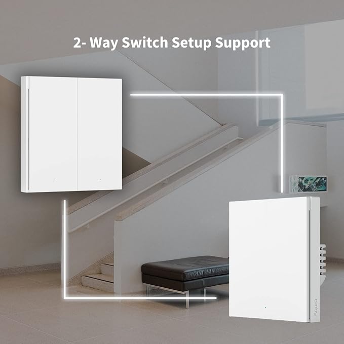 Aqara Smart Wall Switch H1 (مع مفتاح محايد ومفرد)