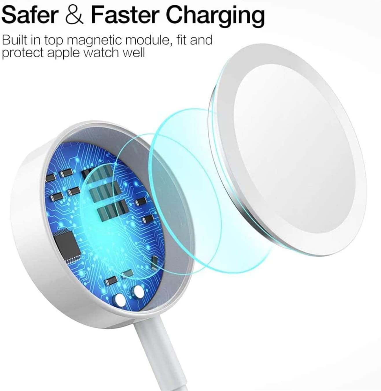 كيبل شحن مغناطيسي لساعة Apple Watch إلى USB 