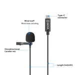 Boya Digital Lavalier Microphone Type-C
