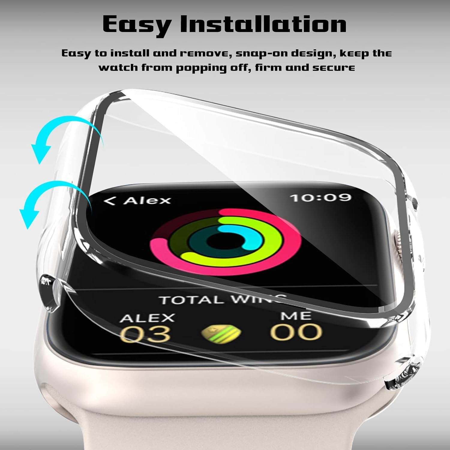 Anank Watch 41MM Glass with Case | Transparent