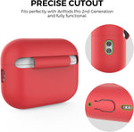 Xin_E Silicone Case For Airpods Pro 2 | Red